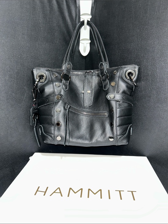 Hammitt Handbags - Daniel Med Moto Black